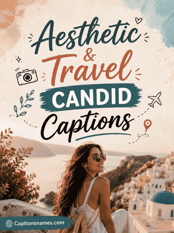 Aesthetic & Travel Candid Captions