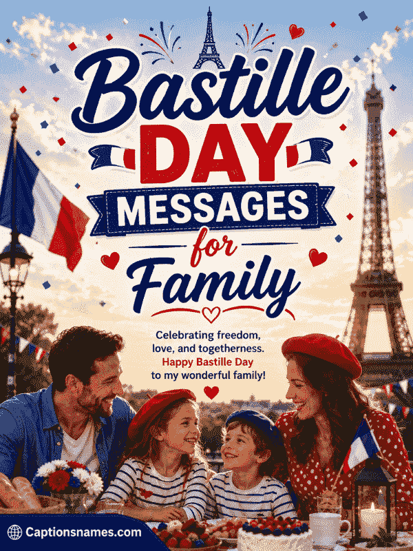 Bastille Day Messages for Family