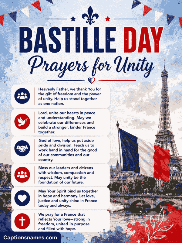 Bastille Day Prayers for Unity