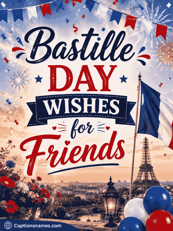 Bastille Day Wishes for Friends