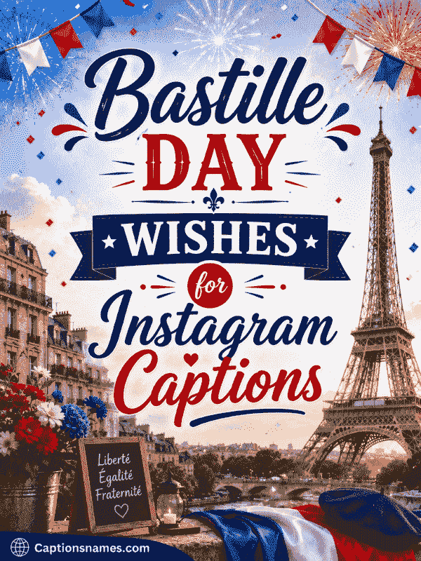 Bastille Day Wishes for Instagram Captions