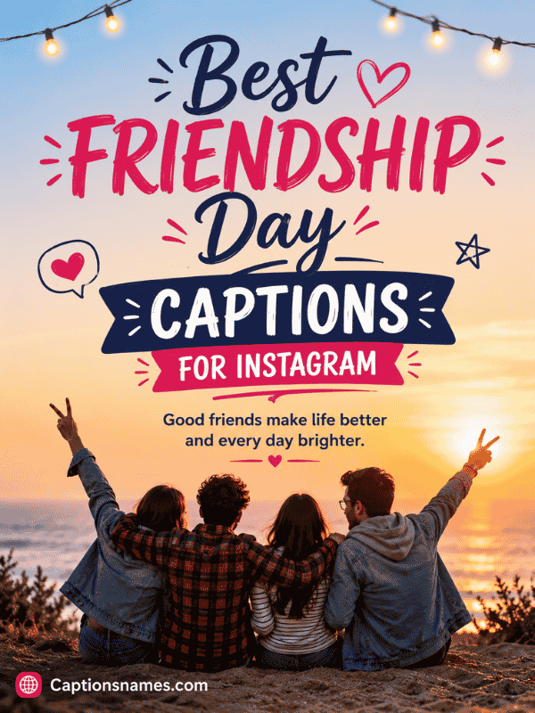 Best Friendship Day Captions for Instagram