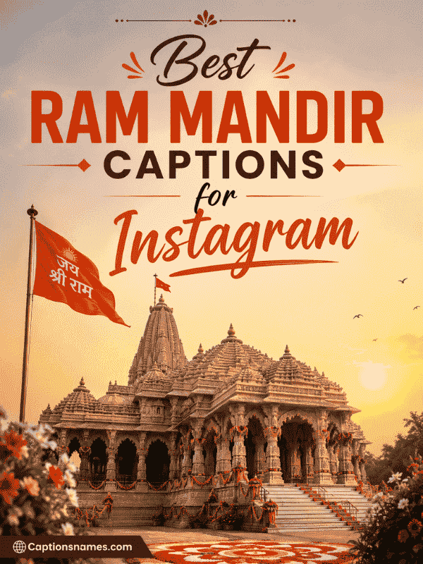 Best Ram Mandir Captions for Instagram