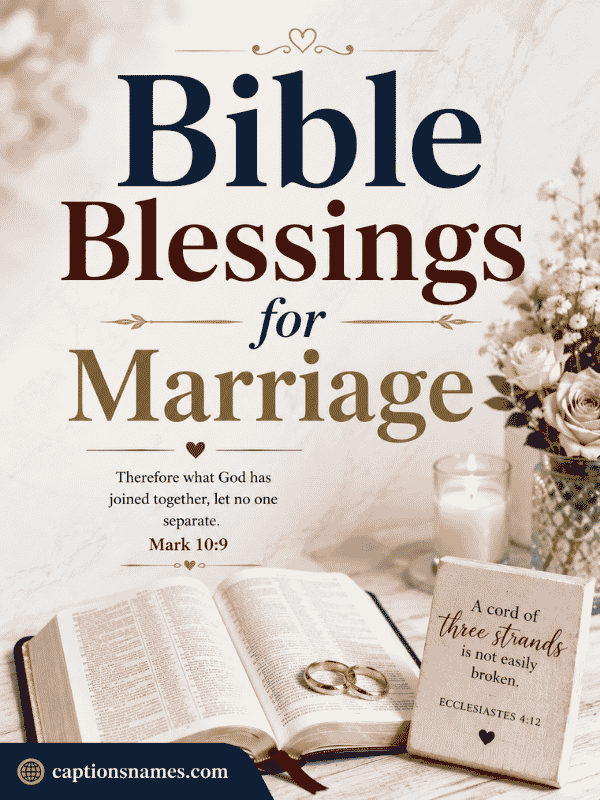 Bible Blessings for Marriage