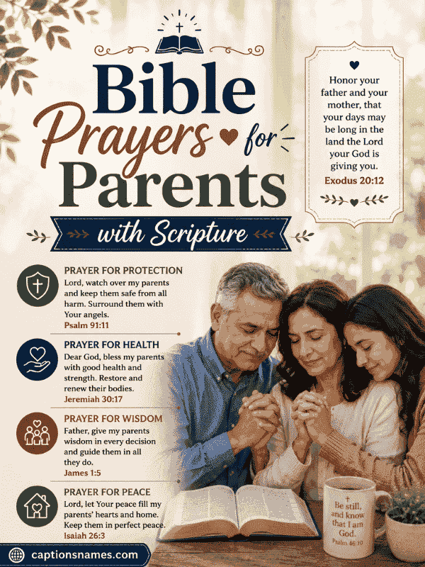 Bible Prayers for Parents with Scripture