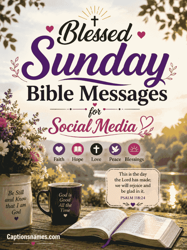 Blessed Sunday Bible Messages for Social Media