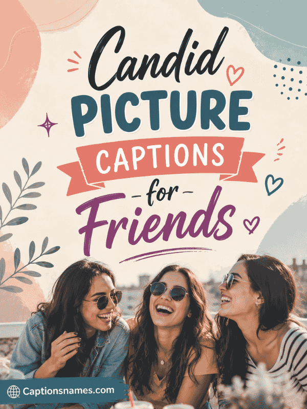 Candid Picture Captions for Friends