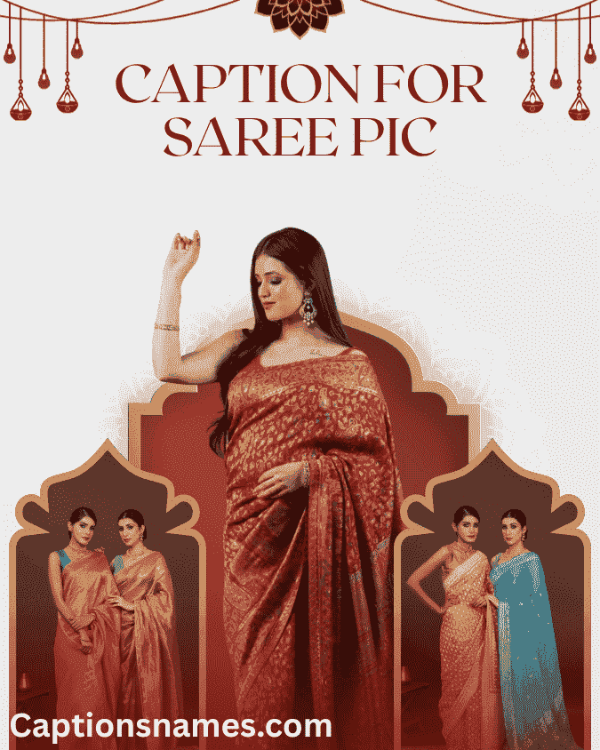 Caption for Saree Pic