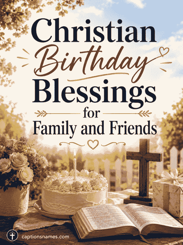 Christian Birthday Blessings for Family and Friends