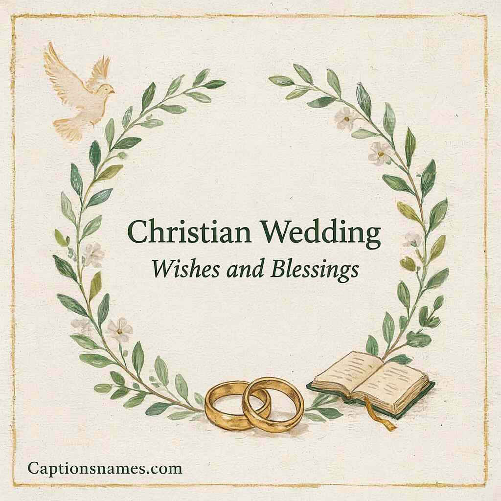 Christian Wedding Wishes and Blessings