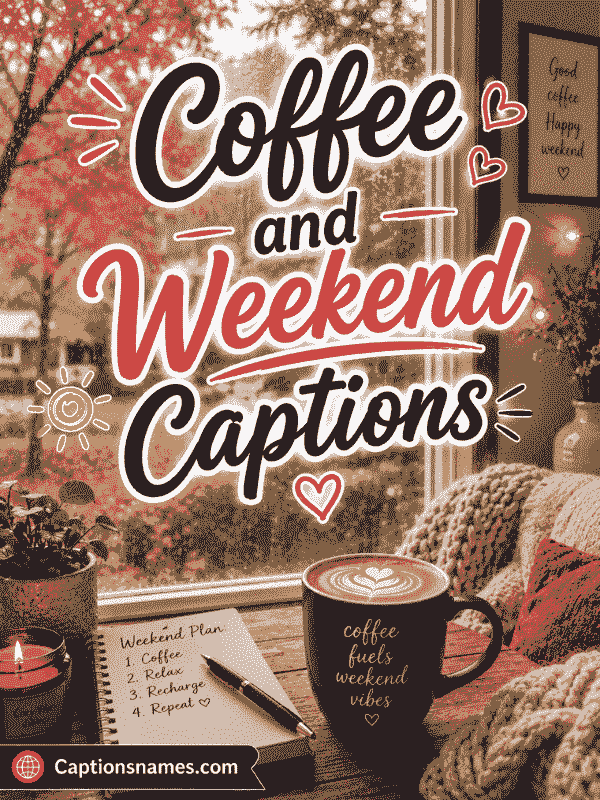 Coffee and Weekend Captions