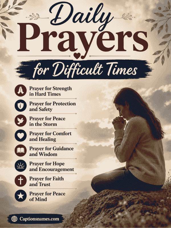Daily Prayers for Difficult Times
