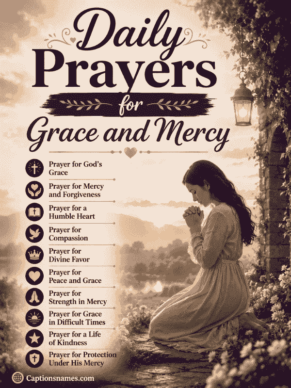 Daily Prayers for Grace and Mercy