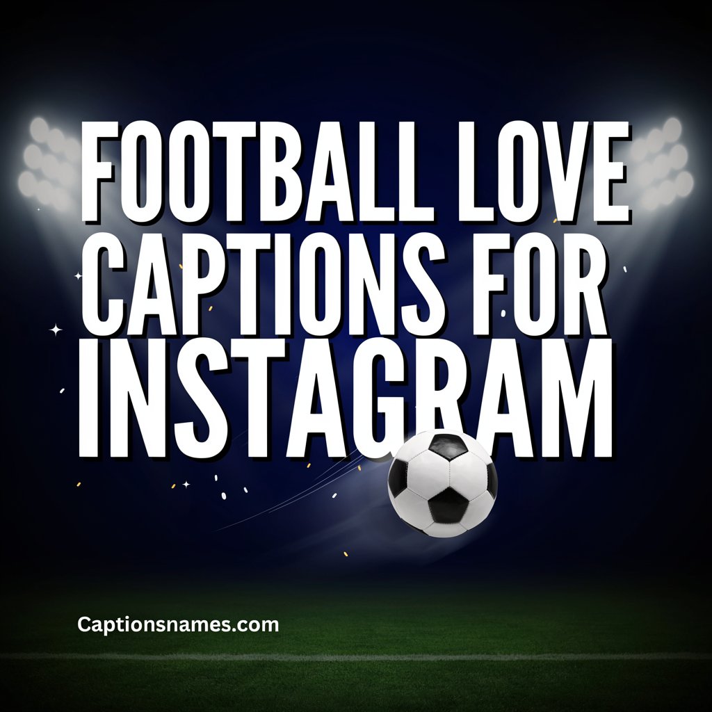 Football Love Captions for Instagram