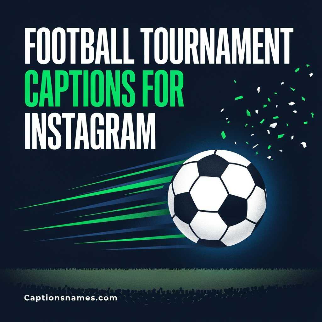 Football Tournament Captions for Instagram