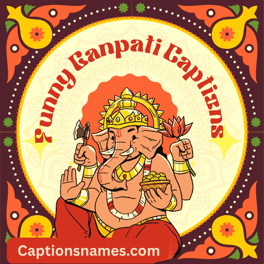 Funny Ganpati Captions for Instagram