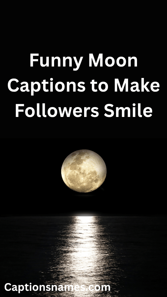 Funny Moon Captions to Make Followers Smile