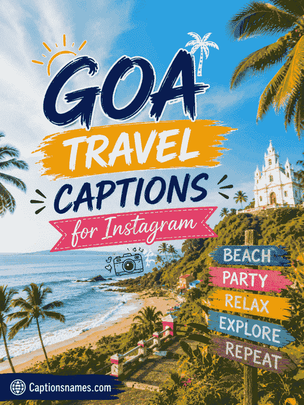 Goa Travel Captions for Instagram