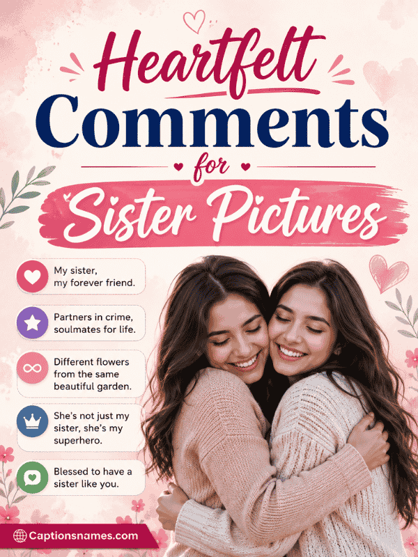 Heartfelt Comments for Sister Pictures