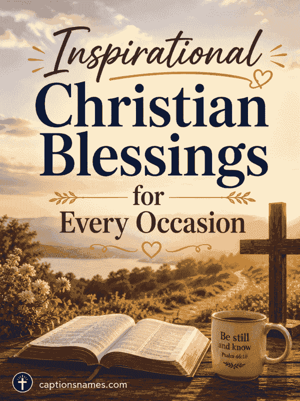 Inspirational Christian Blessings for Every Occasion