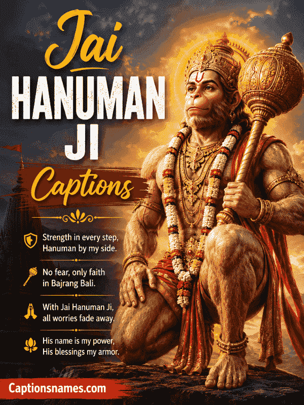 Jai Hanuman Ji Captions