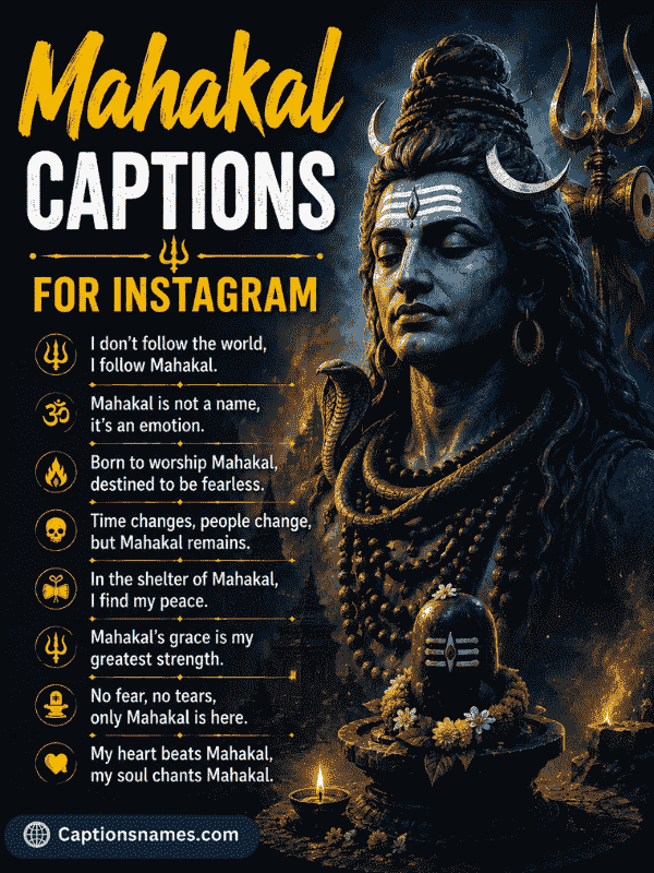 Mahakal Captions for Instagram