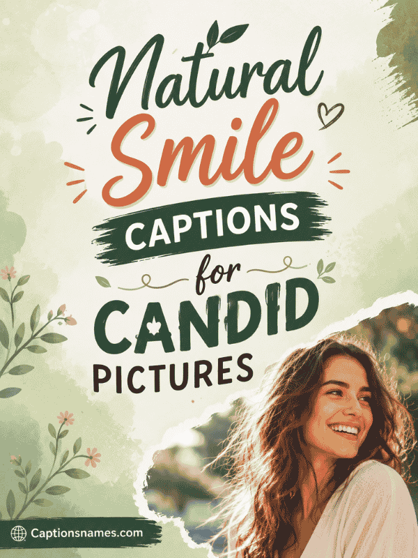 Natural Smile Captions for Candid Pictures
