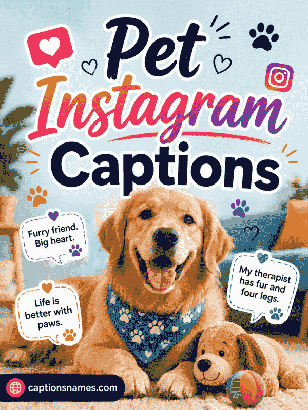 Pet Instagram Captions