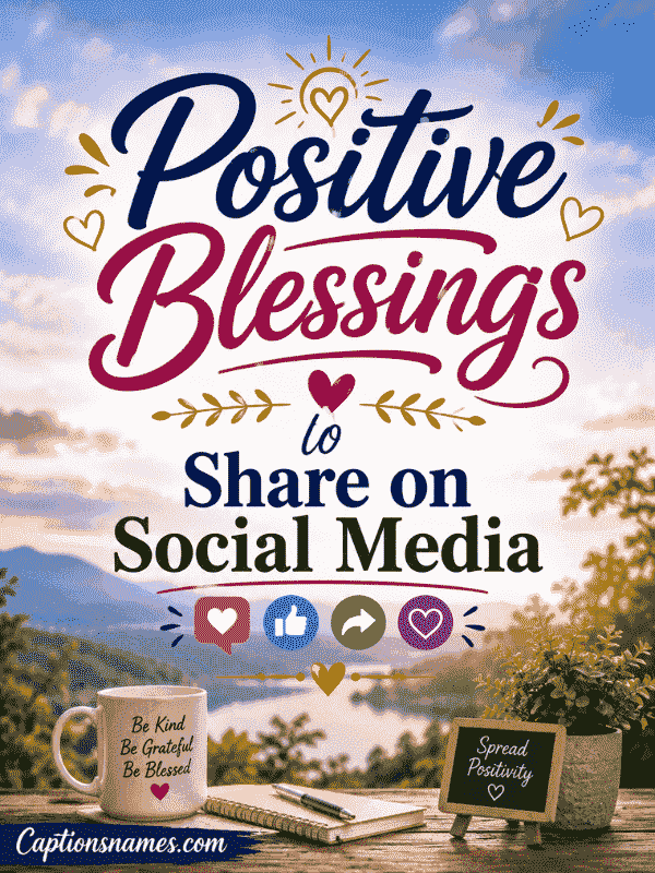 Positive Blessings to Share on Social Media