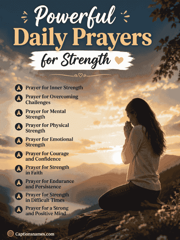 Powerful Daily Prayers for Strength