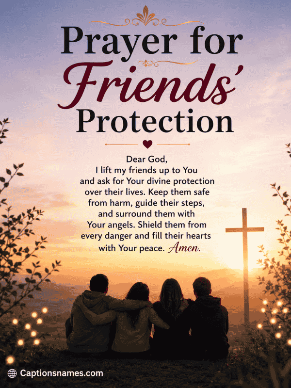 Prayer for Friends Protection