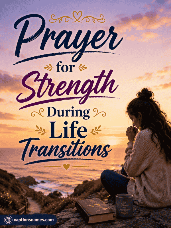 Prayer for Strength During Life Transitions