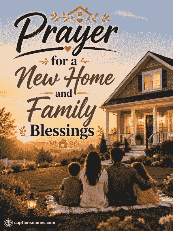 Prayer for a New Home and Family Blessings