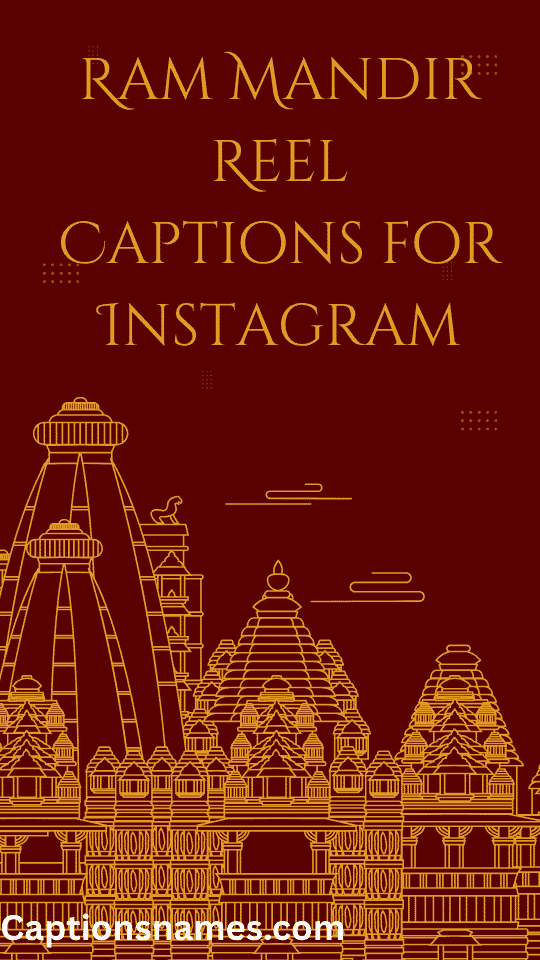 Ram Mandir Reel Captions for Instagram