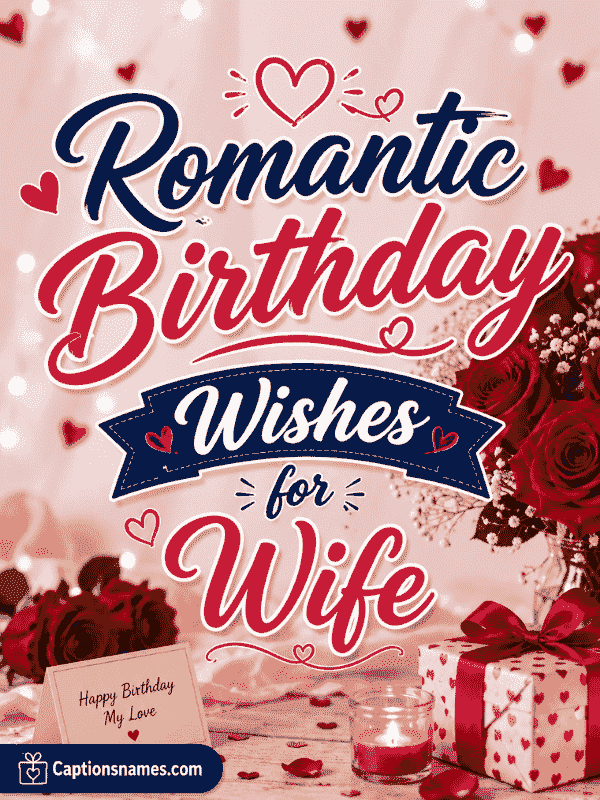 Romantic Birthday Wishes for Wife