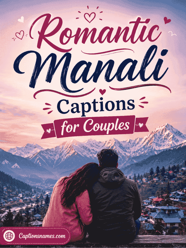 Romantic Manali Captions for Couples