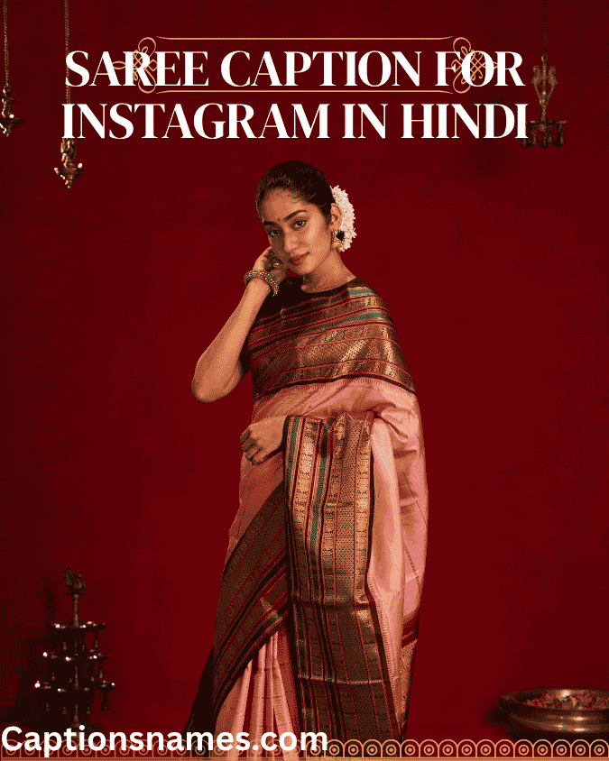 Saree Caption for Instagram in Hindi