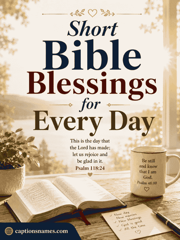 Short Bible Blessings for Every Day