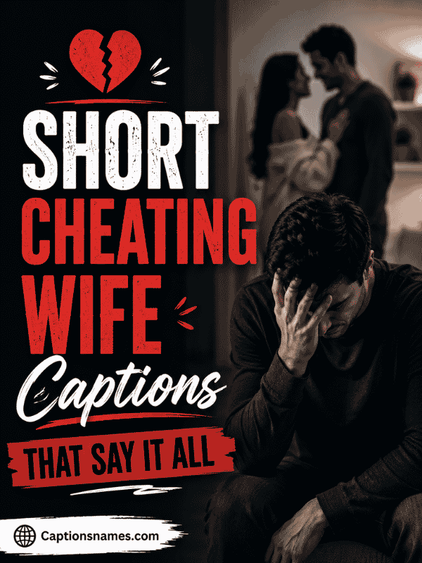 Short Cheating Wife Captions That Say It All