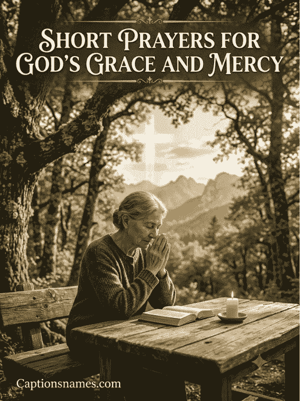 Short Prayers for God's Grace and Mercy