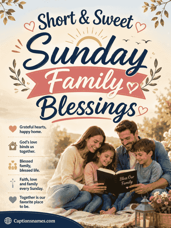 Short & Sweet Sunday Family Blessings