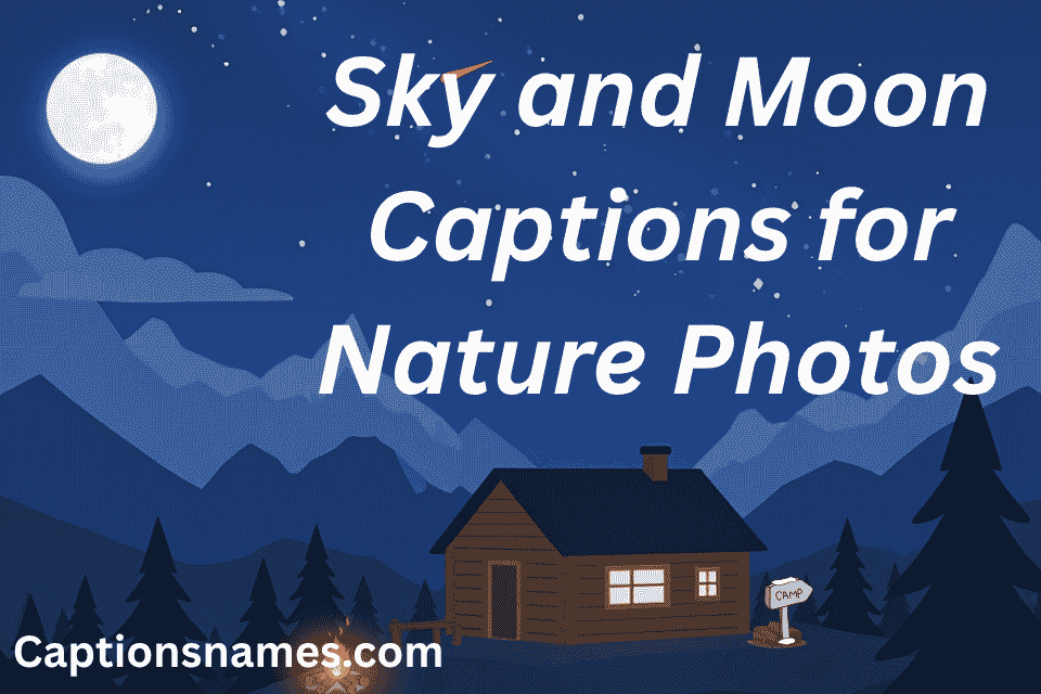Sky and Moon Captions for Nature Photos