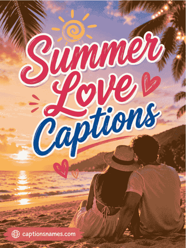 Summer Love Captions