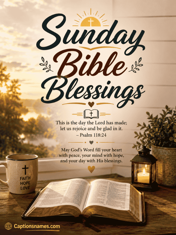 Sunday Bible Blessings
