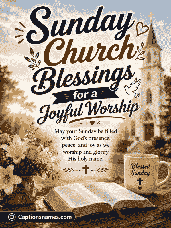 Sunday Church Blessings for a Joyful Worship