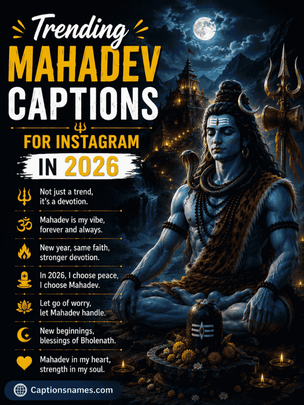 Trending Maahadev Captions for Instagram in 2026