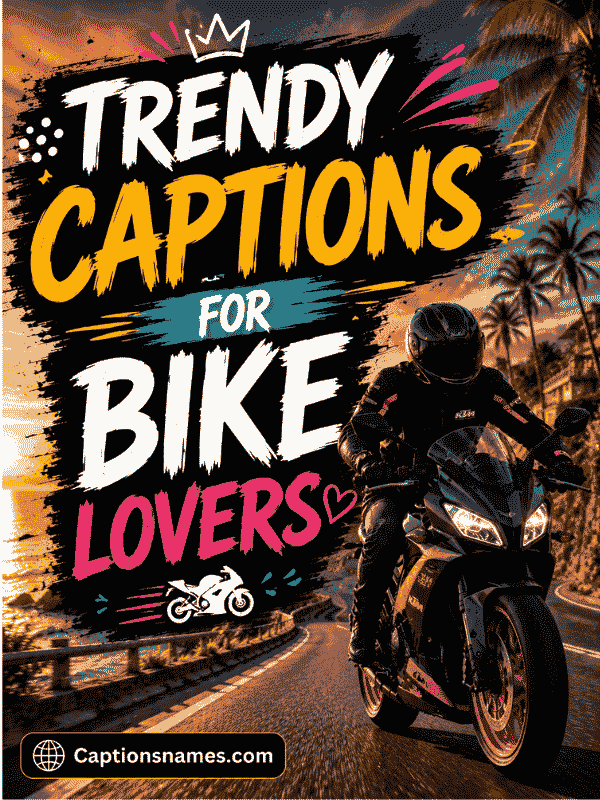 Trendy Captions for Bike Lovers