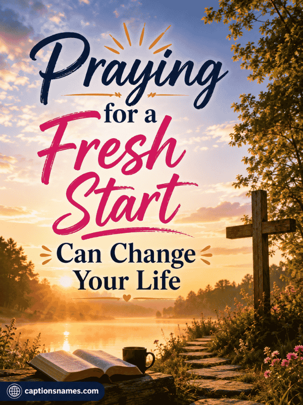 Praying for a Fresh Start Can Change Your Life