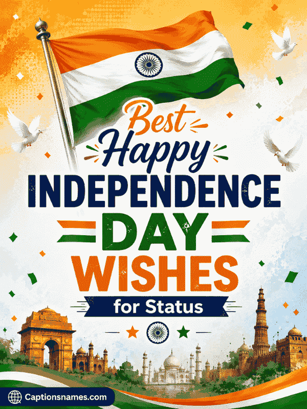 Best Happy Independence Day Wishes for Status