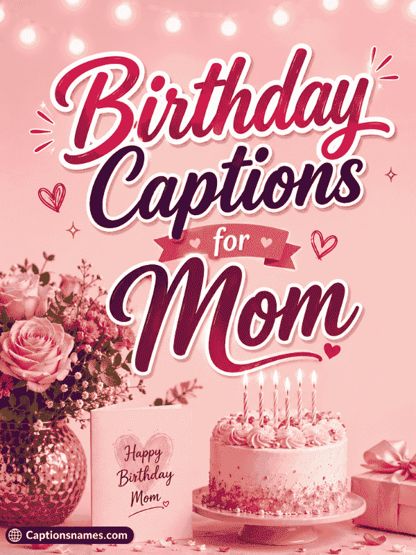 Birthday Captions for Mom